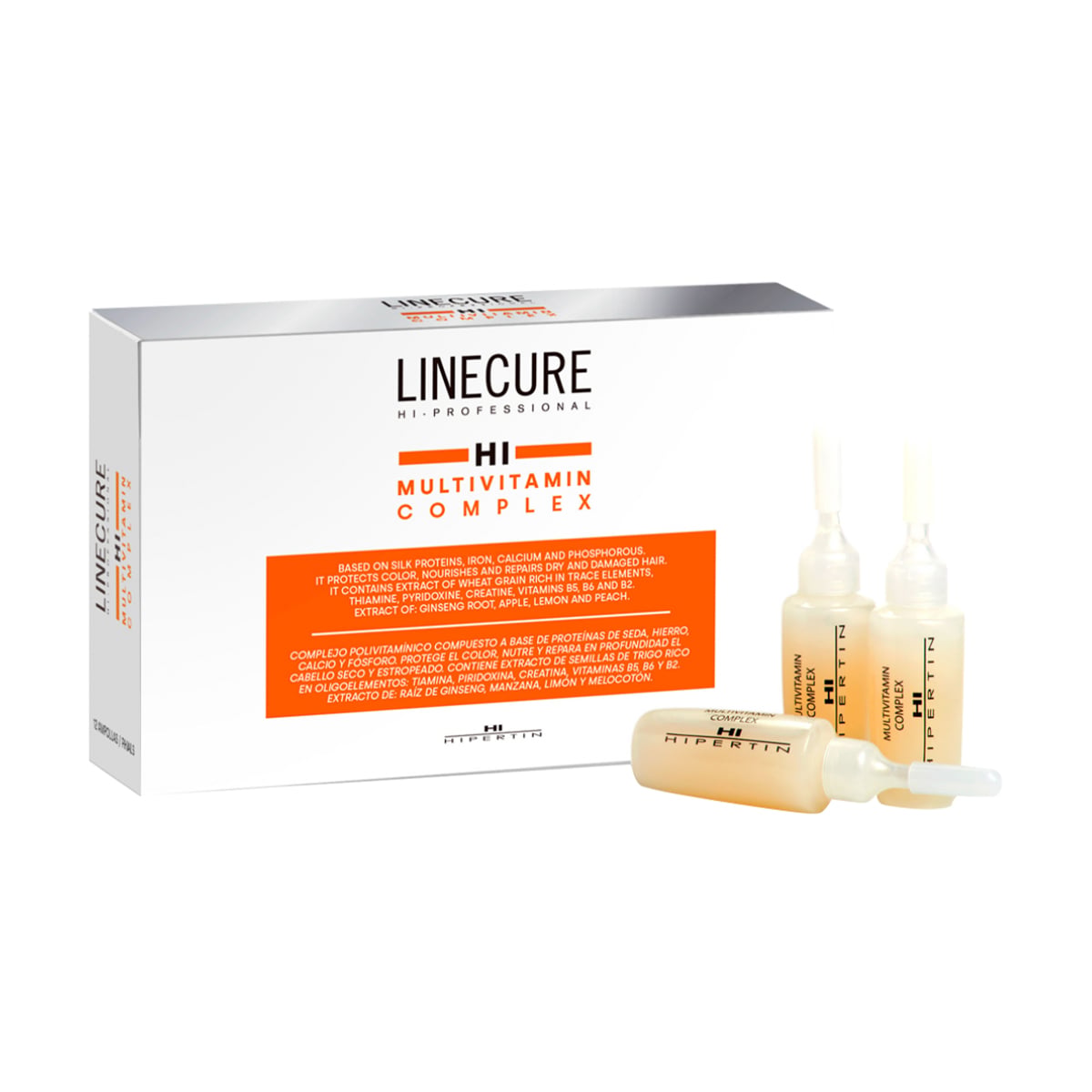 Уцінка! Ампули для відновлення волосся Hipertin Linecure Multivitamin Complex, 10*10 мл